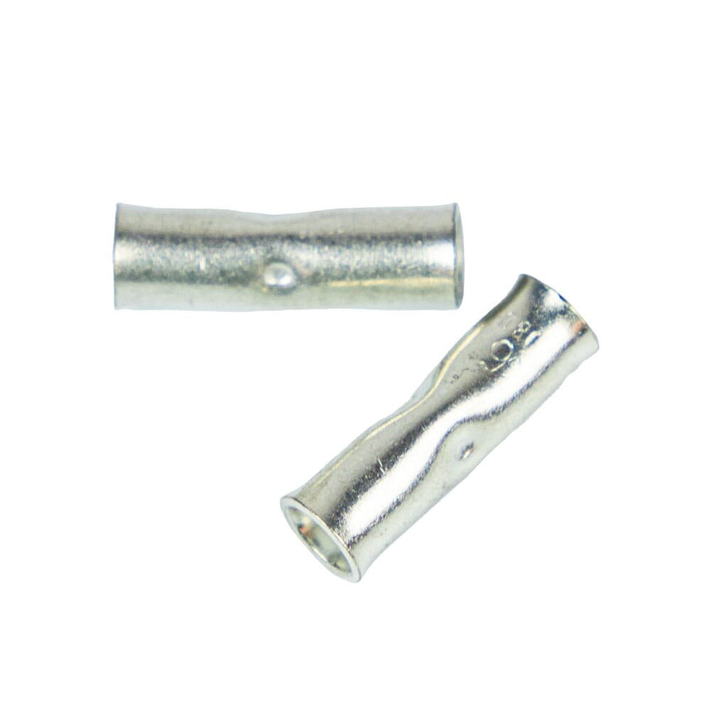 Butt Connector for Number 6 Cable, Premium Copper, 2-Pack